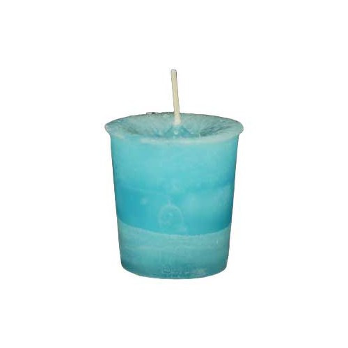 Dreams Herbal Votive Candle - Light Aqua