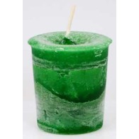 Green Money Herbal Votive Candle