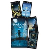 Mazo de Tarot de Gatos Negros por Maria Kurarai