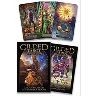 Gilded Tarot Deck and Book for Insight