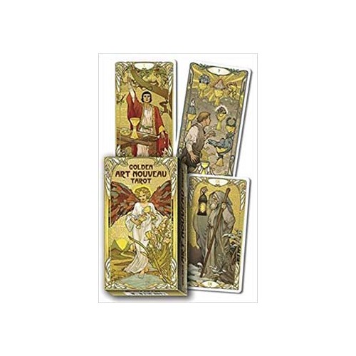 Baraja de Tarot Art Nouveau Dorada para Perspectivas