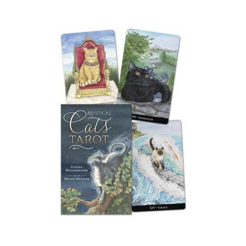 Mystic Cats Tarot Book and Deck