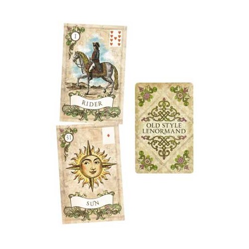 Mazo de Tarot Lenormand de Estilo Antiguo