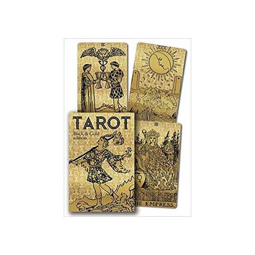 Tarot Black & Gold Deck - Elegant Tarot Reading