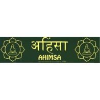 Ahimsa Lotus Bumper Sticker