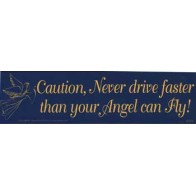 Angel Safety Driving Bumper Sticker - Promote Safe Driving