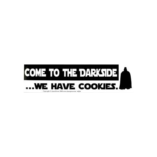 Dark Side Cookies Bumper Sticker