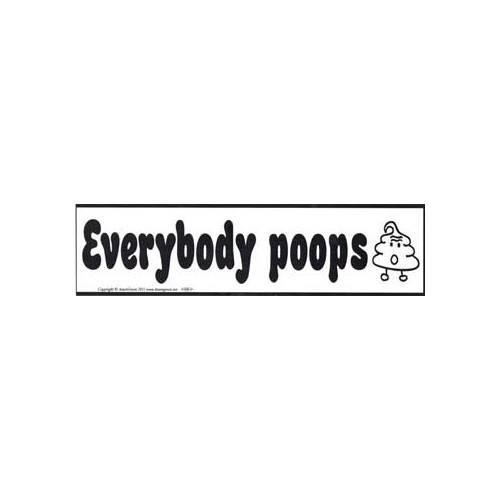 Calcomanía Everybody Poops