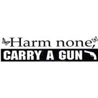 Harm None, Carry a Gun Bumper Sticker