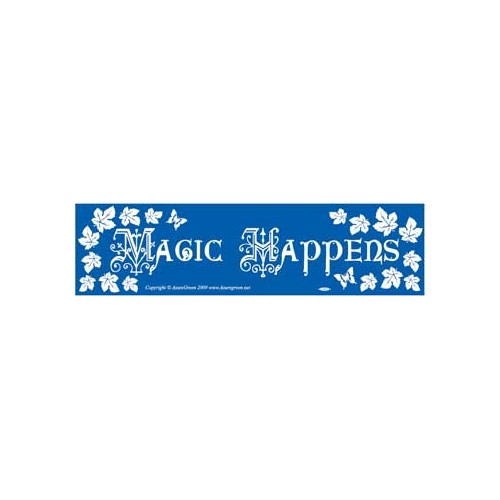 Magic Happens Bumper Sticker