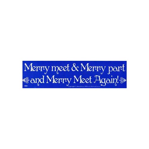 Pancarta Merry Meet & Merry Part