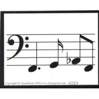 Music Line Bumper Sticker