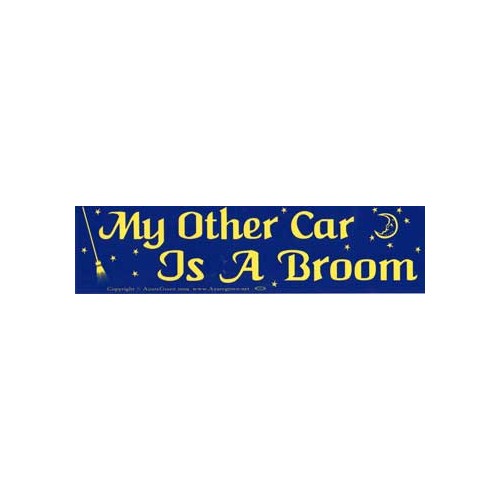 My Other Car Is A Broom Sticker