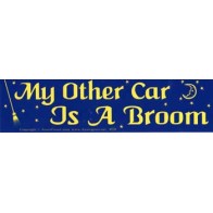 My Other Car Is A Broom Sticker