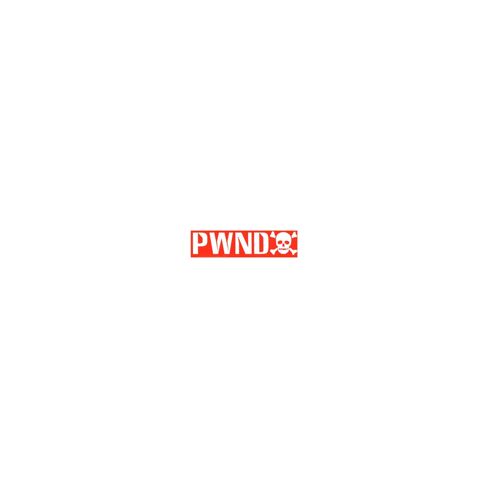 Bold PWND Bumper Sticker Design