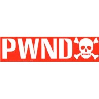 Bold PWND Bumper Sticker Design