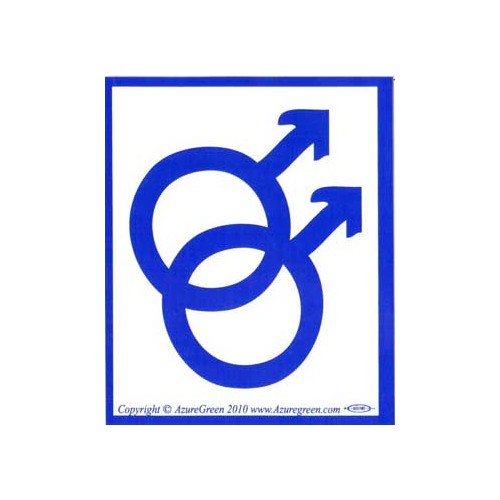 Bold Male/Male Bumper Sticker