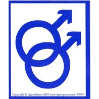 Bold Male/Male Bumper Sticker