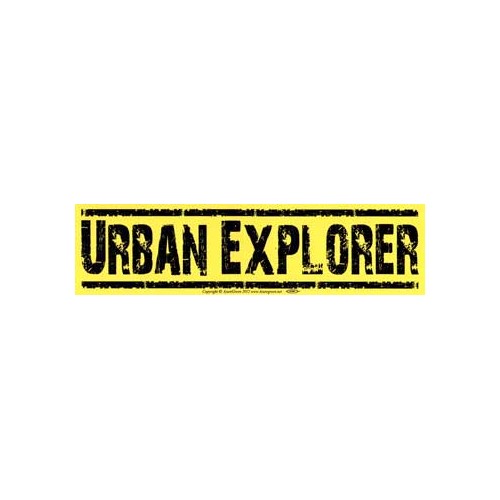 Urban Explorer Bumper Sticker