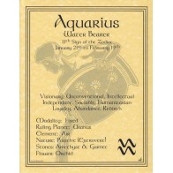 Aquarius Zodiac Poster for Astrology Lovers