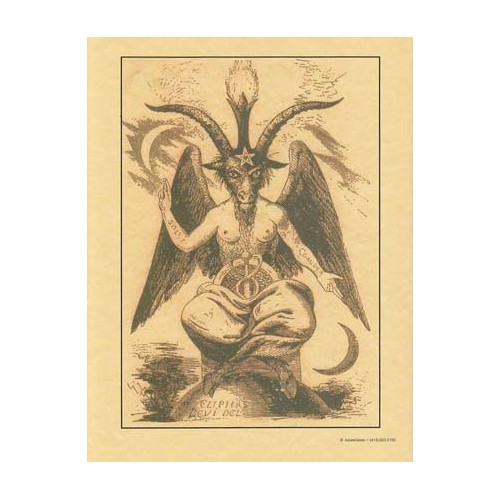 Póster de Baphomet por Eliphas Levi