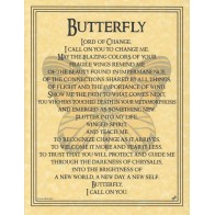 Butterfly Prayer Poster for Spiritual Reflection