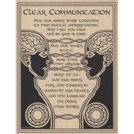 Clear Communication Prayer Poster 8 1/2" x 11"