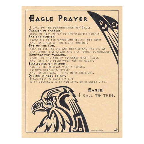 Eagle Prayer Invocation Poster