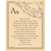 Air Evocation Poster for Rituals