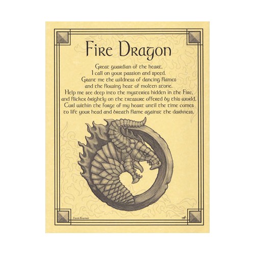 Fire Dragon Guardian Poster