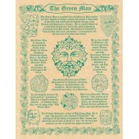 Greenman Poster Ancient Symbol of Folklore