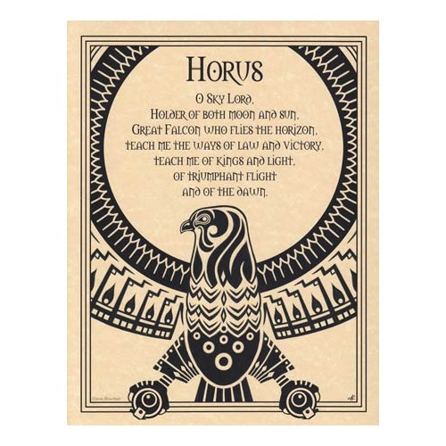 Horus Poster - Ancient Egyptian God