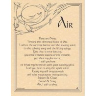 Air Invocation Parchment Poster