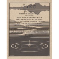 Lake Prayer Poster for Peace and Tranquility