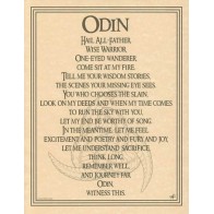 Póster de Sabiduría de Odin