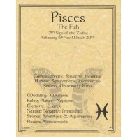 Pisces Zodiac Astrology Poster