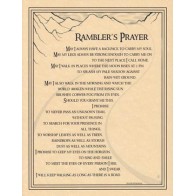 Rambler's Prayer Poster for Guidance