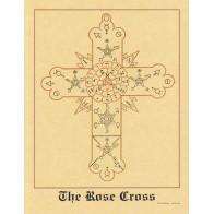 Rose Cross Symbol Spiritual Poster