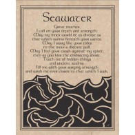 Seawater Prayer Poster for Spiritual Enhancement