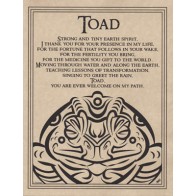 Toad Blessing Poster for Magical Inspiration