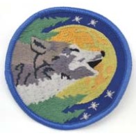 Wolf Sew-On Patch 3 Inch