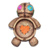 7" Voodoo Doll Ashtray for Unique Decor