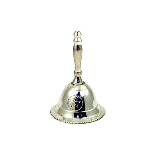 Altar Bell with Pentagram for Ritual Magic