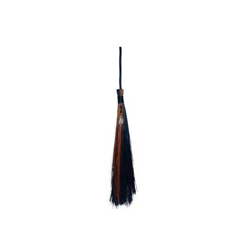 21+" Owl Black & Brown Broom for Energy Cleansing