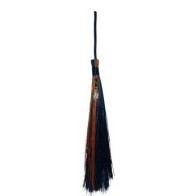 21+" Owl Black & Brown Broom for Energy Cleansing