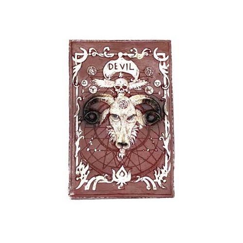 Caja de Tarot Baphomet 3.75\" x 5.5\" para Almacenamiento de Cartas