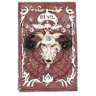 Caja de Tarot Baphomet 3.75\" x 5.5\" para Almacenamiento de Cartas