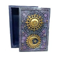 Celestial Sun Moon Tarot Box for Card Storage