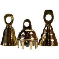 Brass Bell Set for Rituals and Decor