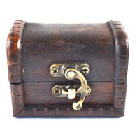 Antique Wood Box for Storage